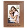 CustomGiftsNow There's a Girl who Stole My Heart and she Calls me Auntie Laser Engraved Wooden Wall Hanging/Tabletop 8x10 Picture Group Family Vertical Portrait Natural Alder Wood Photo Frame view 1