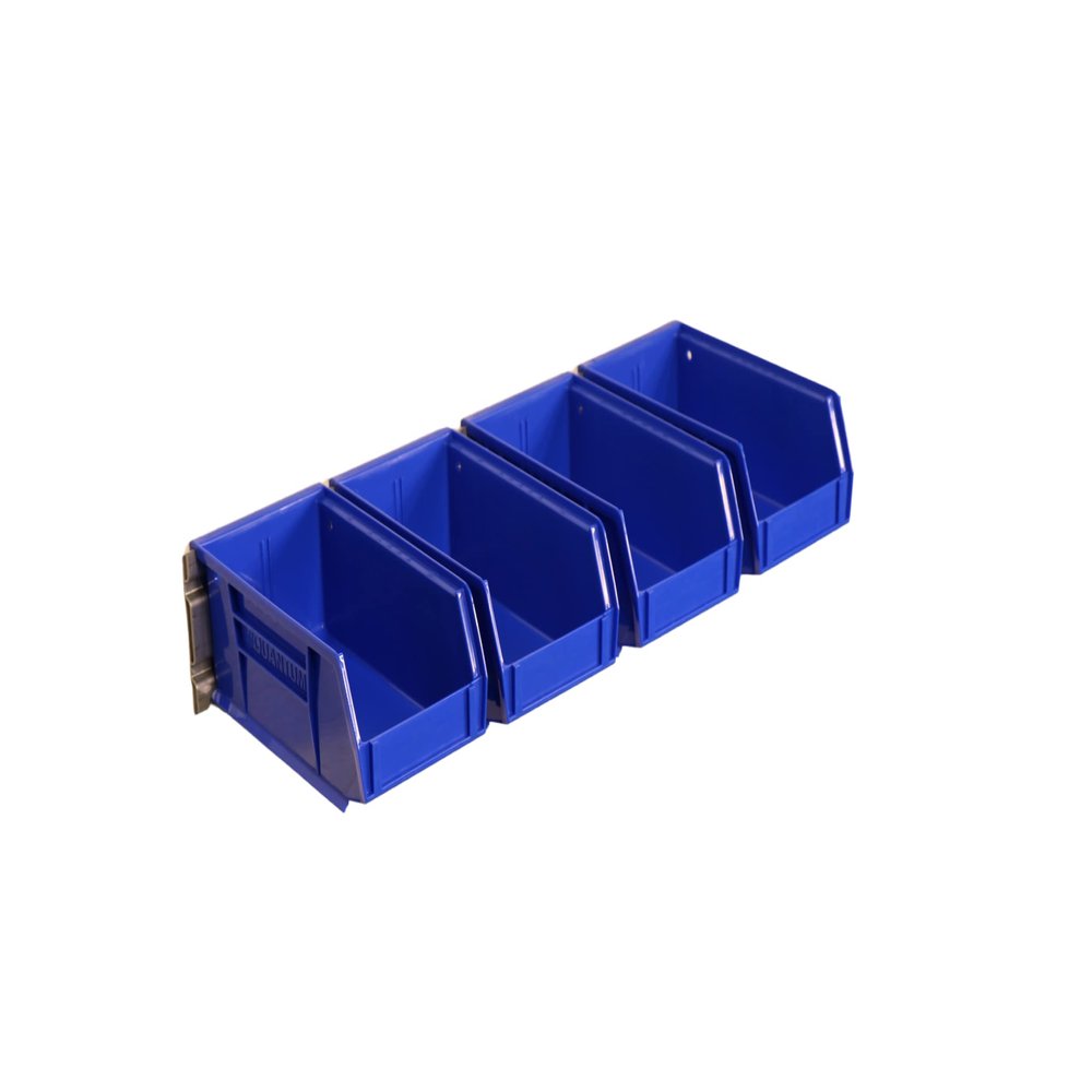 Northland Online Bin Organization Bar (18" Bin Organization Bar with 4 Blue Bins)