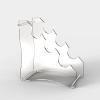 WANLIAN Lightsaber Display Stand Lightsaber Holder Desktop Acrylic Lightsaber Hilt Stand for Display Light Saber,Sword Collectibles(Transparent) view 4