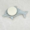 3D Resin Self-Drainning Soap Dish, Resin Oval Soap Bar Holder Mother & Baby Dolphins. The Dolphins Ocean Animal Landscape view 3