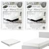 2Pk Premium Mattress Cover Twin Size Bed Heavy Vinyl Waterproof Fitted Protector view 4