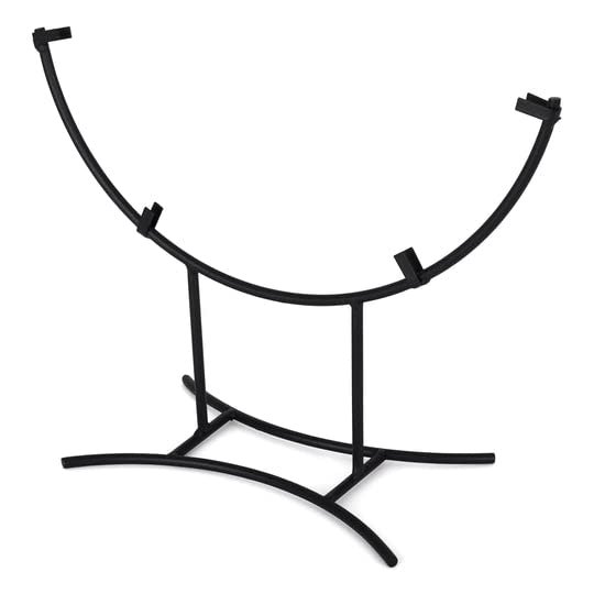 Milltown Merchants Round Metal Display Stand - Hoisted Display Stand - Fused Glass Art Base - Plate Stand/Plate Holder - Round Art Panel Stand (3, 12 inch)