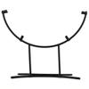 Milltown Merchants Round Metal Display Stand - Hoisted Display Stand - Fused Glass Art Base - Plate Stand/Plate Holder - Round Art Panel Stand (3, 12 inch) view 2