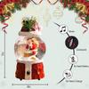 Voltogar Musical Christmas Snow Globe with Glitter, Santa Theme Glass Water Ball for Home and Office Holiday Decor, Ideal Xmas Gift view 2