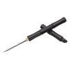 304 Stainless Steel Ice Pick Puer Puerh Tea Knife Tea Cake Pick Tool with Safety Cover Solid Bamboo Handle for Breaking Ice Kitchen Tool, Bartender, Picnics, Camping (Black) view 1