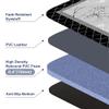 EMMTEEY Marble Kitchen Rugs 2 Pieces Set Cushioned Kitchen Rugs and Mats Non Slip Waterproof Comfort Standing Mat Black Gray Foam Kitchen Mats for Laundry Office Sink 17.3"X29"+17.3"X47" view 4