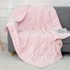 Alomidds Weighted Blanket (60"x80",15lbs Queen Size - Pink), Weighted Blankets for Adults, Cooling Breathable Soft and Comfort Minky, Heavy Blanket Microfiber Material with Glass Beads view 2