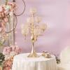 Candelabra Centerpieces for Table, Candle Holder for Table Centerpieces, 7Arm Tall Crystal Candelabra Candle Holder, Gold Centerpiece for Table Wedding Christmas Party Event view 3