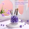 150 Pieces Vase Filler Faux Pearls Vase Makeup Beads No Hole Gloss Bead Mixed Sizes Round Pearl for Home Party Wedding Decor, 8/14/20 mm(Purple) view 4
