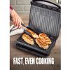 George Foreman 5-Serving Classic Plate Electric Indoor Grill and Panini Press - Black view 3