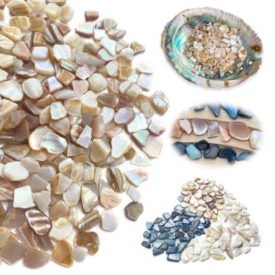Yew & Tulip Natural Crushed Shells Chips, 64 oz (4 lb) Irregular Mother of Pearl Mosaic Fragments for Crafts, Home Dcor, Vase Filler, Wedding, Fish Tank, Wedding, DIY etc. (64 oz (4 lb), Warm)