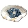 Yew & Tulip Natural Crushed Shells Chips, 64 oz (4 lb) Irregular Mother of Pearl Mosaic Fragments for Crafts, Home Dcor, Vase Filler, Wedding, Wedding, DIY (64 oz (4 lb), Dark Blue) view 2
