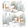 ALAZA Winter Snow Deer Landscape Merry Christmas Dishwasher Magnet Cover Sticker Decorative Refrigerator Magnet Panel Decal Cover for Home Kitchen Appliance Decor view 2
