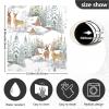ALAZA Winter Snow Deer Landscape Merry Christmas Dishwasher Magnet Cover Sticker Decorative Refrigerator Magnet Panel Decal Cover for Home Kitchen Appliance Decor view 4