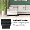 MYMULIKE Bed Risers 5 inch, Oversized Extra Wide Bed Frame Risers, 11000lbs Heavy Duty Couch Risers, L Shape Wide Opening Furniture Risers for Bed, Couch, Desk, Chair, Soft, Platform, Dorm view 4