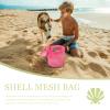Vaguelly Outdoor Boys and Girls Beach Bag Portable Mesh Toy Organizer for Sand Play Capacity Lightweight Easy to Carry for Beach Pool and Outdoor Fun view 4