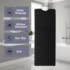 Bathtub Mat Non Slip Shower Mat Soft PVC Loofah Bath Tub Mats with Drain for Bathroom Tub 40 x 16 Inch (Black) view 2