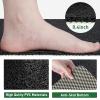 Bathtub Mat Non Slip Shower Mat Soft PVC Loofah Bath Tub Mats with Drain for Bathroom Tub 40 x 16 Inch (Black) view 4