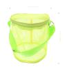 Vaguelly 3pcs Capacity Boys and Girls Beach Storage Buckets Mesh Design Portable Sand Toy Organizers for Beach Swimming Camping Outdoor Fun view 4