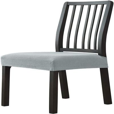 Stretch Dining Chair Seat Covers Delicate Tartan Dining Chairs Seat Top Slipcovers Washable Removable Chair Upholstered Cushion Covers for Kitchen Hotel Wedding
