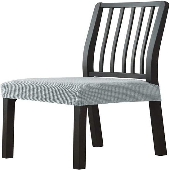 Stretch Dining Chair Seat Covers Delicate Tartan Dining Chairs Seat Top Slipcovers Washable Removable Chair Upholstered Cushion Covers for Kitchen Hotel Wedding
