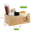 CARWERL Coffee Accessories Storage, Coffee Shop Condiment Storage Organizer, Restaurant Tissue Straw Sugar Packet Organizer Box, Countertop Dispenser for Home Lounge,1 Row view 2