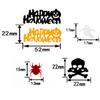 Halloween Party Glitter Pumpkin Spider Web Bat Plastic Foil Metallic Sequin Confetti Sprinkle for Table Decoration, 60g view 3
