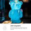 Homoyoyo 1pc Cocktail Glass Cup Glass Wine Drinking es Bear Cups Decorative Whiskey Decanter Water Transparent Water Bottles Bar Milk Miss view 4