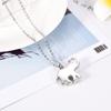 BIAIHQIE Stainless Steel Cute Elephant Eternity Keepsake Pendant Jewelry Memorial Funeral Ashes Holder Locket Pendant Urn view 3