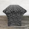 YOUR CHAIR COVERS Black & Silver Marbling 6ft Rectangular Spandex Fitted Tablecloth Wedding Event Patio Decorations Elastic Fabric Stretch Cover view 4