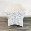 YOUR CHAIR COVERS Rectangular Spandex Table Covers 8ft Fitted Tablecloth Wedding Event Patio Table Decorations Elastic Fabric Stretch Table Covers for 8 ft Folding Table (White and Gold Marbling) view 4