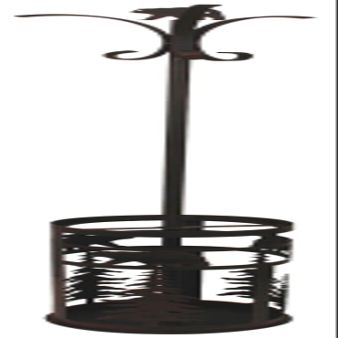 Furniture Barn USA Burnt Sienna Coat Rack and Umbrella Stand with Tree Accent