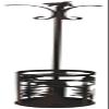 Furniture Barn USA Burnt Sienna Coat Rack and Umbrella Stand with Tree Accent view 1