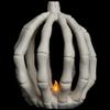LED Lighted Skeleton Pumpkin Halloween Decoration - 6.25" view 3