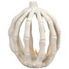 LED Lighted Skeleton Pumpkin Halloween Decoration - 6.25" view 4