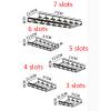 Wine Glass Rack, Glasses Storage Hanger, Stemware Metal Hanging Wine Glasses Holder, for Bar, Kitchen Restaurant Undermount, Screw Mounted view 2
