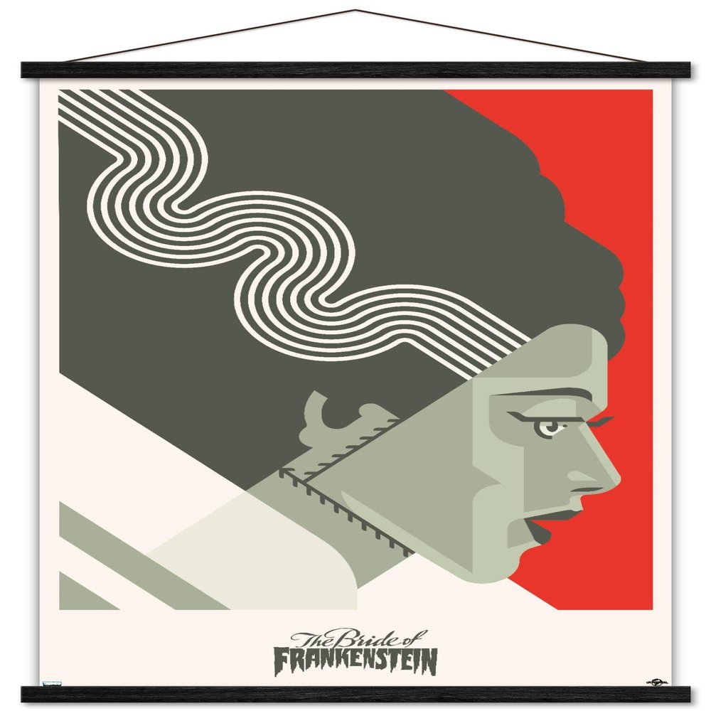 Trends International The Bride of Frankenstein - Graphic Wall Poster with Magnetic Frame