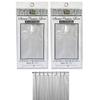 2 Pk Premium Bathroom Shower Curtain Liner Magnets Heavy Duty Vinyl Waterproof view 1