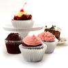 1500 Jumbo Cupcake Muffin Liners 2 1/4" X 1 7/8" | Large Tall White Fluted Baking Cups Cupcake Liners view 4