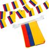 Anley Colombia String Flag Pennant Flags, Patriotic Events 20th of July Colombian Independence Day Decoration Sports Bars - 33 Feet 38 Flags view 1
