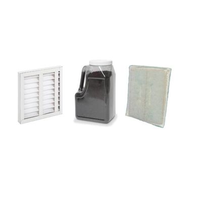 Extract-All Replacement Filter Package for Fume Extractor and Source Capture 1 Pleated Pre-filter, 1 Replacement Special Blend Carbon which Removes Odors Fungus Mold Mites (Pack of 3)