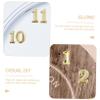 Housoutil 6pcs Wall Clock Numerals Replacement Kit DIY Arabic Roman Number for Creative Clock Projects Durable Easy to Install for Home Decor view 4