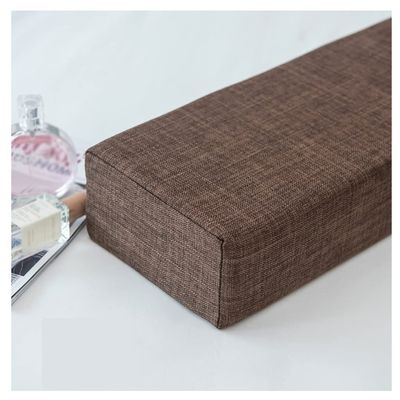 Bed Wedge Headboard Pillow Gap Filler Bed Gap Filler Cover Gap Between Bed and Headboard or Bed and Wall Bed Seam Filler for Headboard Gap Filled (Color : Dark Brown, Size : 20X8X120cm)