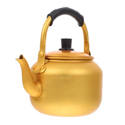 UPKOCH Rice Whistling Tea Kettle Wine Kettle Aluminium Coffee Tea Serving Pouring Induction Water Boiling For Home Kitchen 1L