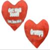 Personalized Get Well Soon Heart Pillow - Send a Custom Feel Better Message to Cheer Someone up Wrapping + Shipping, Fast Processing Time Red, 31.5 * 25.5 * 8.1cm / 12.4 x 10.1 x 3.2 inches view 2