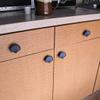 Zeckos Set of 6 Blue Cast Iron Scallop Sea Shell Drawer Pulls Nautical Cabinet Knobs - 2 Inches Long - Seashell Dcor for A Stylish Coastal Accent to Your Furniture view 4