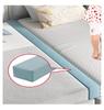 Bed Gap Filler Bed Seam Filler Long Armrest Mattress Pillow Removable Washable Bed Headboard Gap Filler Pad Headboards Cushion Gap Between Mattress and Headboard (Color : Beige, Size : 10X15X100cm) view 2