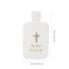 EXCEART 12 Pcs Holy Water Bottles Plastic 4Oz Catholic Holy Water Holder with Gold Cross Screw Cap for Church Baptism Religious Events view 3