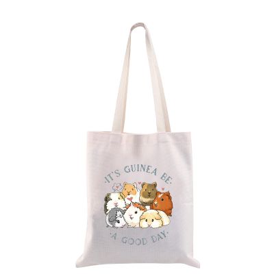 CMNIM Guinea Pig Lover Tote Bag - 'It's Guinea' Be a Good Day Accessories for Cavy Mom Gift