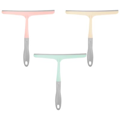 3pcs Glass Cleaning Scraper Ergonomic Window Wiper Tool for Easy and Efficient Cleaning of Bathroom Mirrors Shower Doors Tiles and Car Lightweight and Design